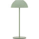 Channing 11 inch 2 watt Green Rechargeable Table Lamp Portable Light