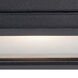 Rubix LED 5 inch Black Outdoor Wall Light