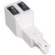 W2 Surface Track Limiter 1 Light 120 White Track Accessory Ceiling Light