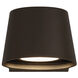Mod LED 5.25 inch Bronze Outdoor Wall Light, dweLED