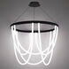 Margarite 1 Light 10 inch Black Chandelier Ceiling Light, dweLED