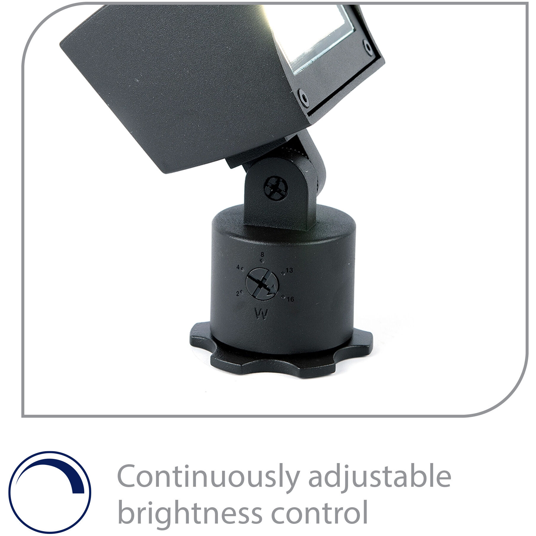 Tyler Black 18 watt LED Spot and Flood Lighting in 3000K, WAC Landscape