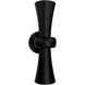 Fido LED 16 inch Black Outdoor Wall Light, dweLED