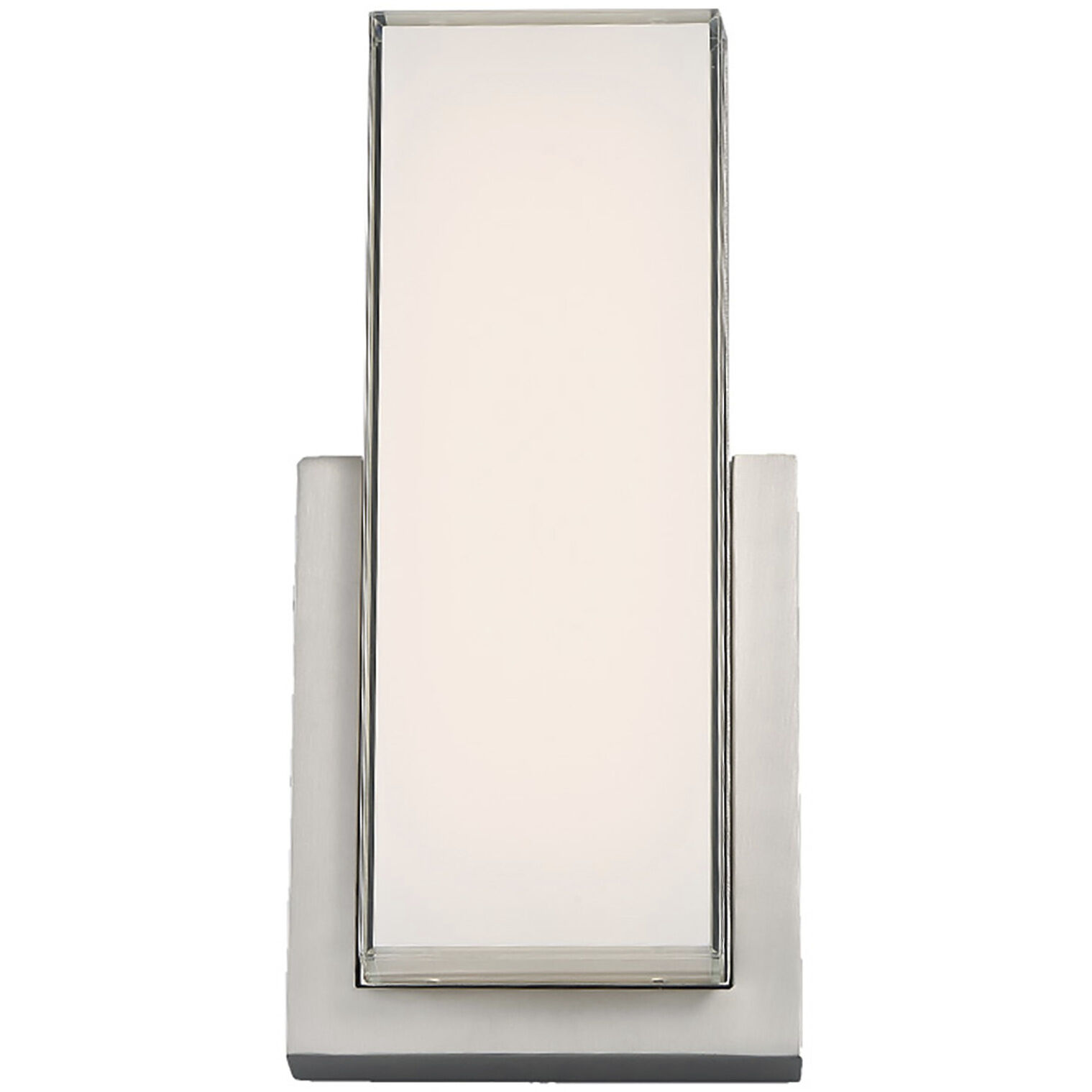 Corbusier LED 7.13 inch Satin Nickel Bath Vanity & Wall Light, dweLED