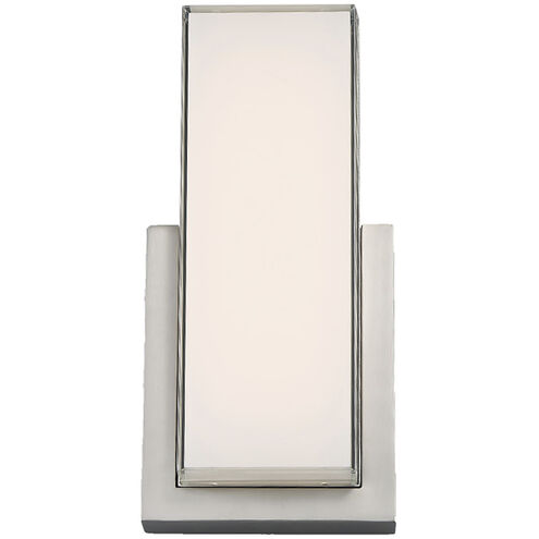 Corbusier LED 3.39 inch Satin Nickel ADA Wall Sconce Wall Light in 2700K, dweLED