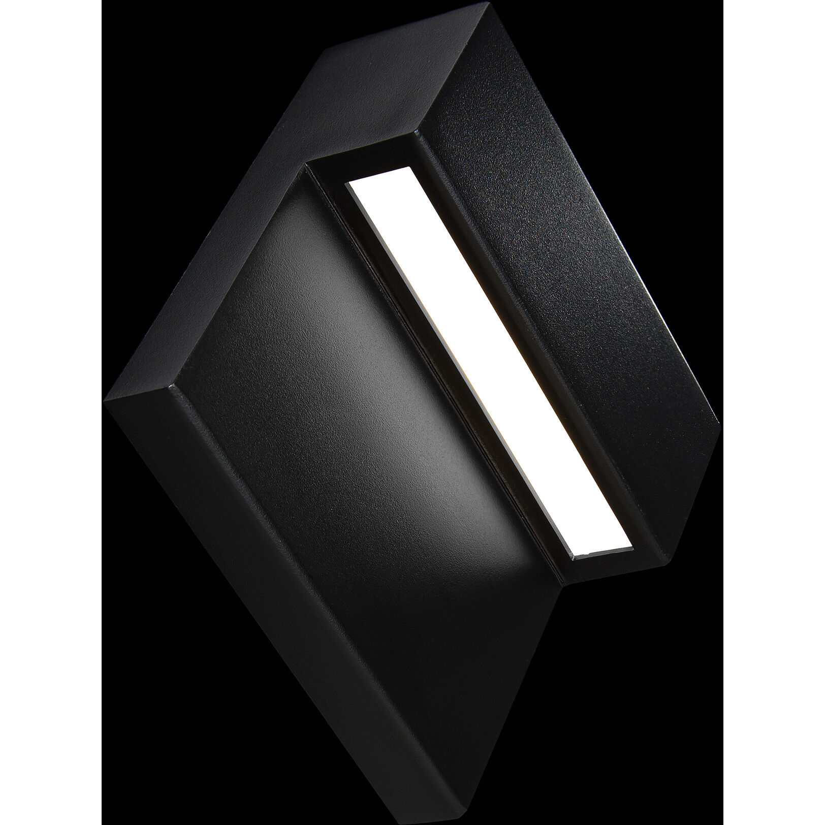 Balance LED 6 inch Black Outdoor Wall Light in 4000K, dweLED