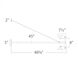 Endurance LED 5 inch Black Signage Lighting Ceiling Light in 3000K