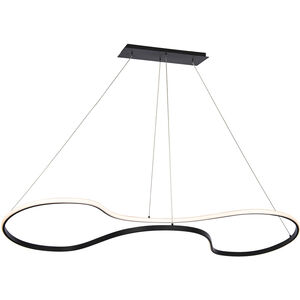 Marques LED 49 inch Black Pendant Ceiling Light, dweLED