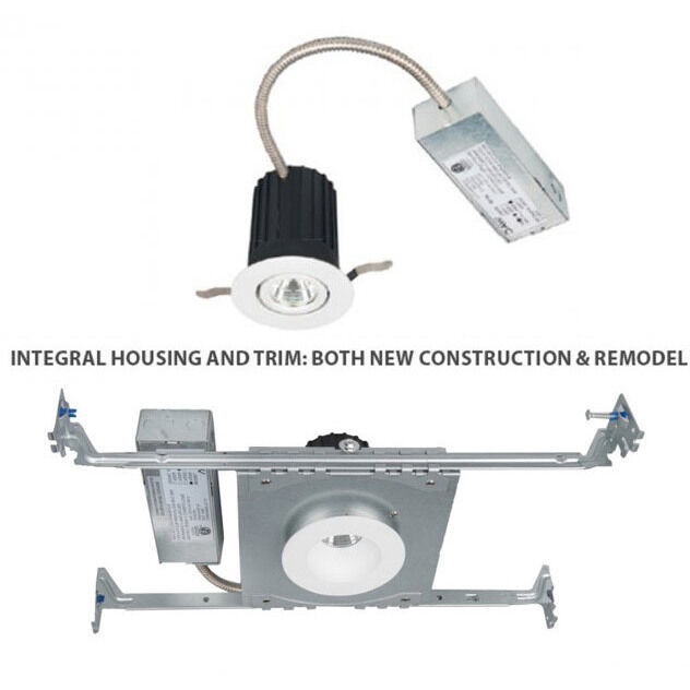 Ocularc LED White Recessed Lighting in Flood, 2700K