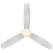 Atlantis 52 inch Brushed Nickel Flush Mount Ceiling Fans, WAC Fans Limited
