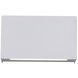 Blok LED 12 inch White Bath Vanity & Wall Light in 3000K, dweLED