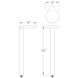 Eclipse 12 2.9 watt Bronze Path and Area Light in 3000K Warm White LED, WAC Landscape