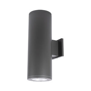 Cube Arch LED 7.88 inch Graphite Sconce Wall Light in Flood, 85, 3500K, Away From Wall