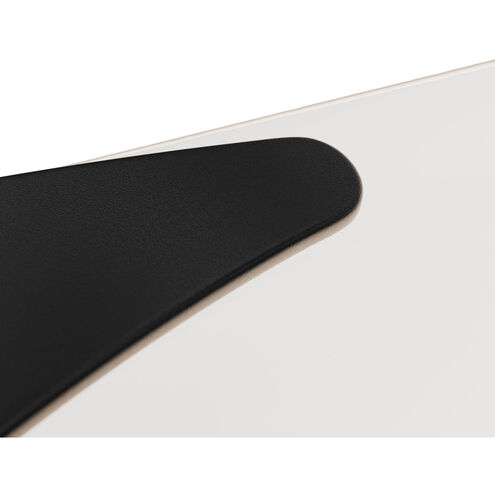 Straitaway LED 24 inch Black Bath Vanity & Wall Light in 4000K, dweLED