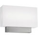 Maven Wall Sconce Wall Light in Brushed Nickel, dweLED