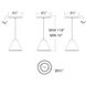 Kone LED 6 inch Satin Nickel Mini Pendant Ceiling Light, dweLED