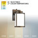 Lantern LED 10 inch Bronze Outdoor Wall Lighting, WAC Limited
