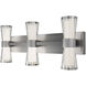 Hourglass 3 Light 4.00 inch Bathroom Vanity Light