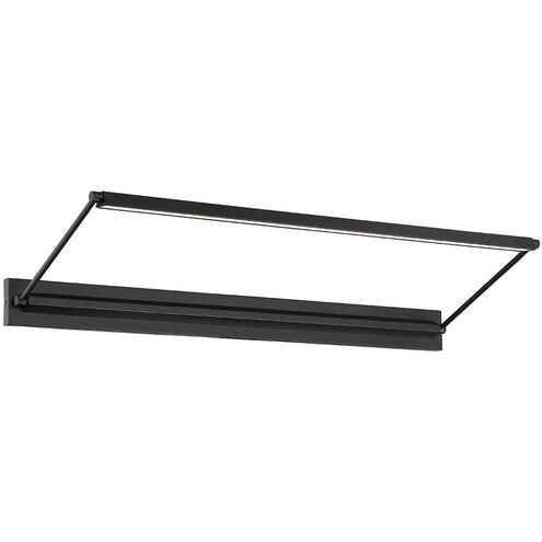 Hudson 24.00 watt 34 inch Black Picture Light Wall Light, dweLED