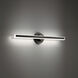 Bastone LED 26 inch Black Bath Vanity & Wall Light in 3000K, dweLED