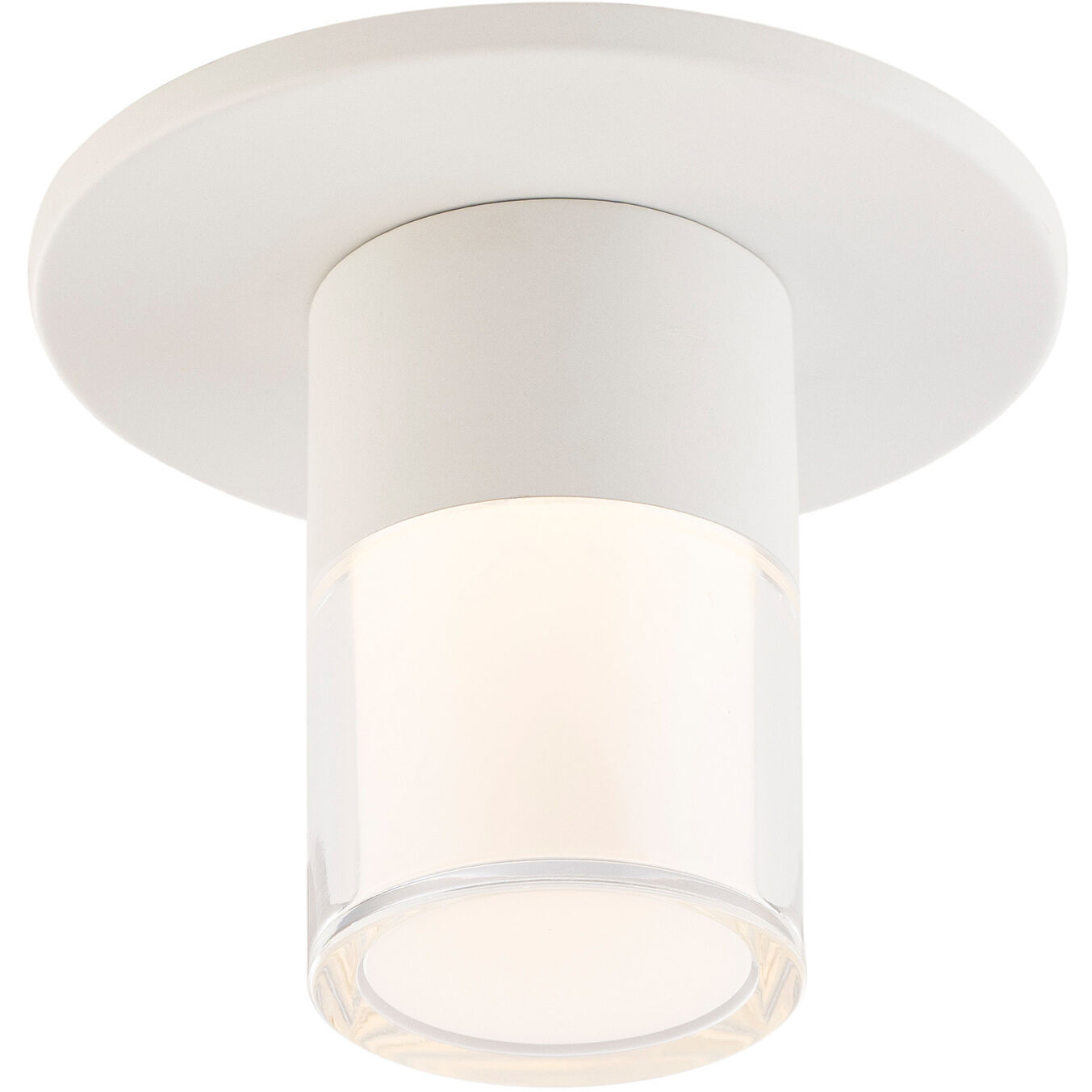 Twist-N-Lite LED 5 inch White Flush Mount Ceiling Light, WAC Limited
