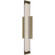Boulevard LED 18 inch Aged Brass Bath Vanity & Wall Light in 4000K, dweLED