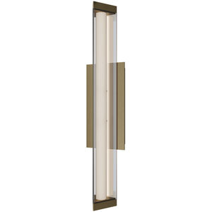 Boulevard LED 18 inch Aged Brass Bath Vanity & Wall Light in 4000K, dweLED