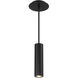 Caliber LED 2.69 inch Black Outdoor Pendant, dweLED