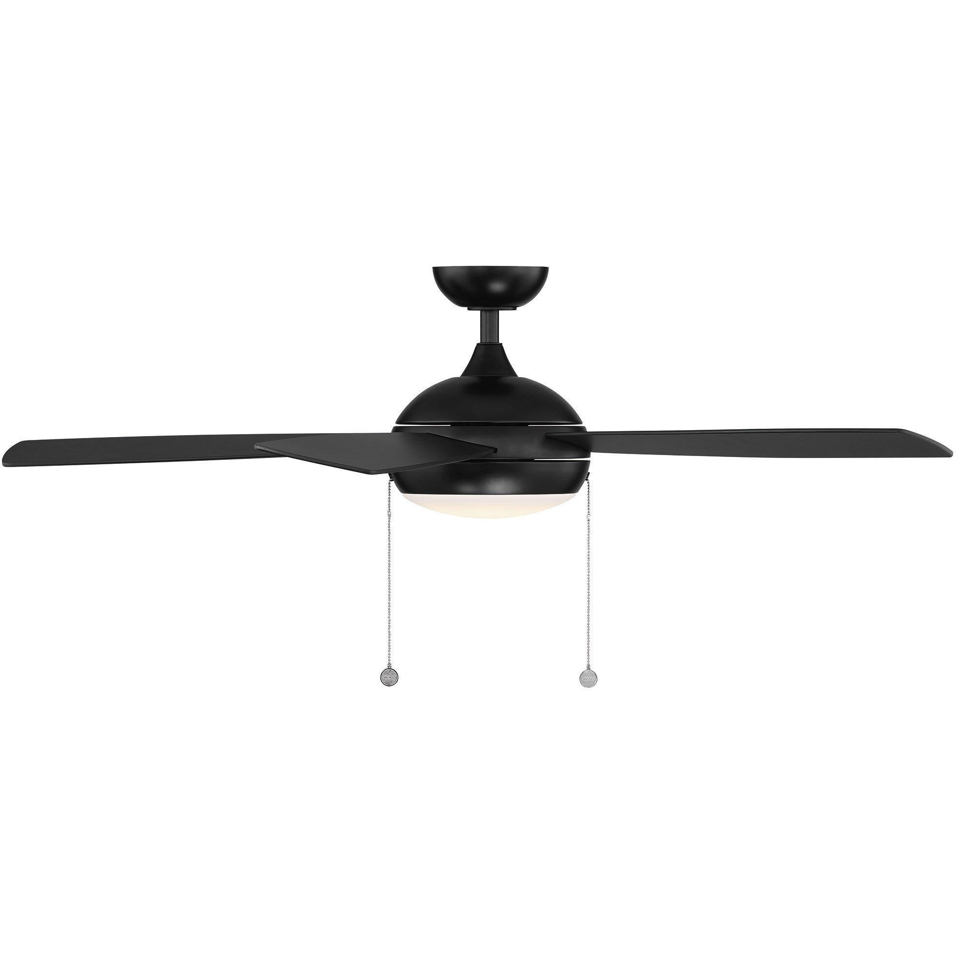 Disc II 52 inch Matte Black Downrod Ceiling Fans, Limited Fan