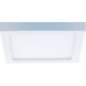 Square LED 5 inch White Flush Mount Ceiling Light in 3000K