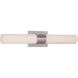 Elementum LED 22 inch Brushed Nickel Bath Vanity & Wall Light in 2700K, dweLED
