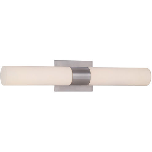 Elementum LED 22 inch Brushed Nickel Bath Vanity & Wall Light in 2700K, dweLED