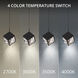 Peekaboo 3 Light 12.88 inch Black Aged Brass Bath Vanity Light Wall Light, dweLED