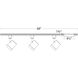 Ocularc 3 Light 120 White Track Light Kits Ceiling Light