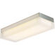 Dice LED 5.38 inch Brushed Nickel Flush Mount Ceiling Light in 2700K, dweLED