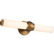 Juliet LED 27 inch Aged Brass Bath Vanity & Wall Light, dweLED