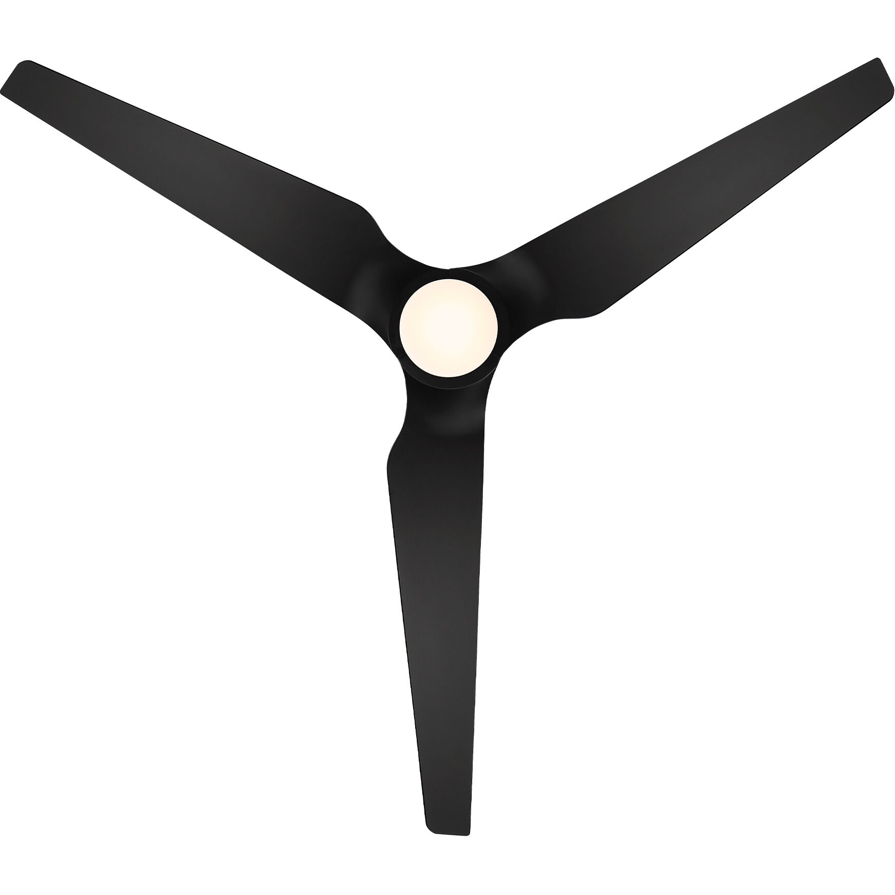 Stella 60 inch Matte Black Downrod Ceiling Fans, Smart Fan