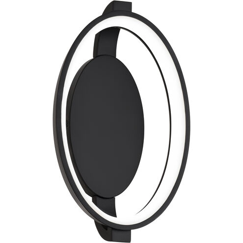 Solitaire Wall Sconce Wall Light in Black, dweLED