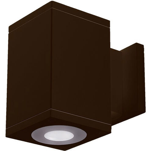 Cube Arch LED 4.5 inch Black Sconce Wall Light in Flood, 90, 2700K, Away From Wall
