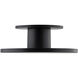 Twist-N-Lite LED 8 inch Black Semi-Flush Mount Ceiling Light, WAC Limited