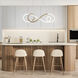 Solo 1 Light 48 inch Aged Brass Linear Chandelier Ceiling Light