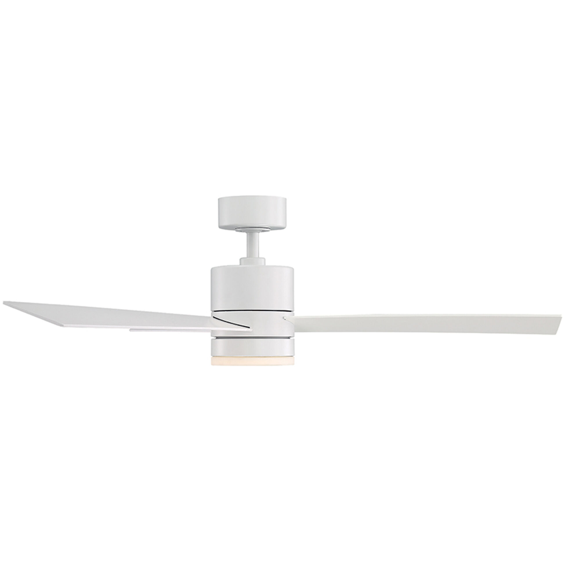 San Francisco 52 inch Matte White Downrod Ceiling Fans, Smart Fan