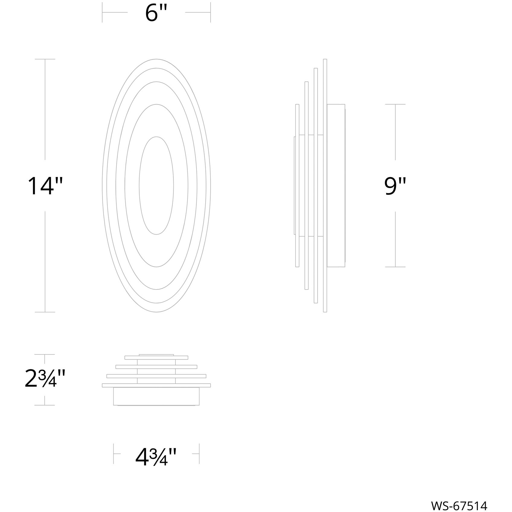 Orbix Wall Sconce Wall Light in 3000K, Aged Brass, dweLED
