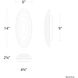 Orbix Wall Sconce Wall Light in 3500K, Black, dweLED