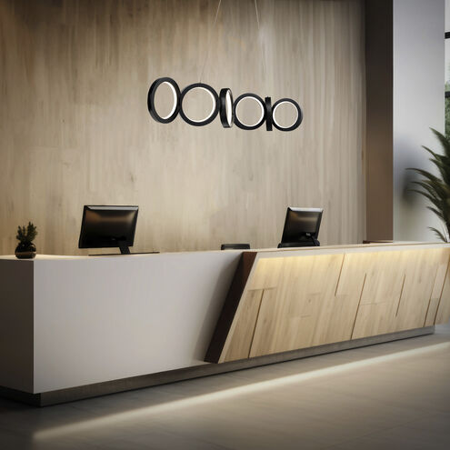 Cabot Linear Pendant Ceiling Light in 3000K, dweLED