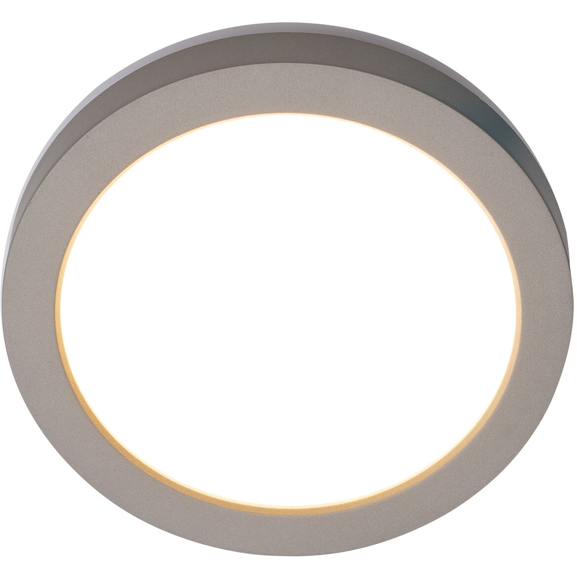 Round LED 5.25 inch Nickel Flush Mount Ceiling Light in 3500K, 1, WAC Limited