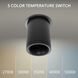 Zoron LED 3.63 inch Arc Black Outdoor Ceiling Lighting