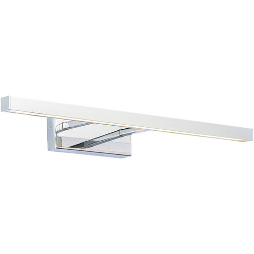 Parallax LED 18 inch Chrome Bath Vanity & Wall Light in 2700K, dweLED