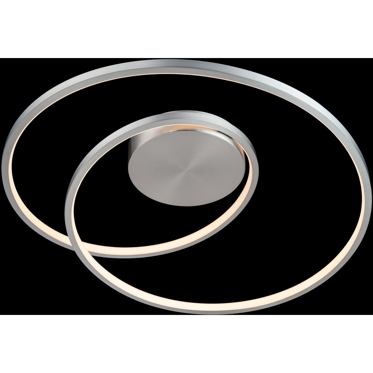 Marques LED 21 inch Brushed Nickel Flush Mount Ceiling Light, dweLED