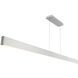 Volo LED 1.5 inch Brushed Aluminum Pendant Ceiling Light, dweLED